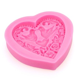 [MO-9200] Embossed Heart Mold